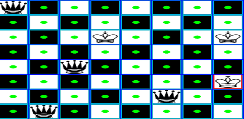 Chess Queen and King Problem
