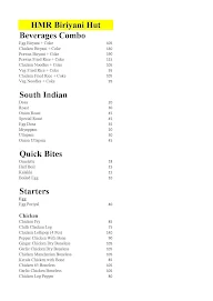 HMR - Biriyani Hut menu 6