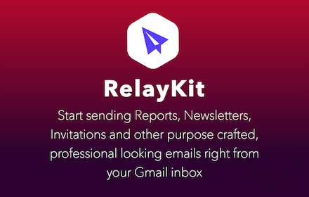 RelayKit - Stunning emails made easy small promo image