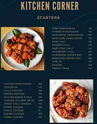 Kitchen Corner menu 2