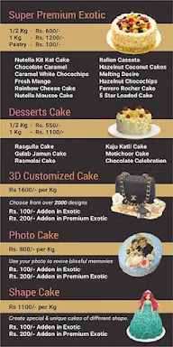 DM's Cake Farm Jain Bakers menu 3