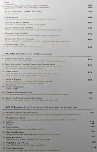 Celebration - Mercure menu 1