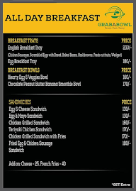 Grab A Bowl menu 1