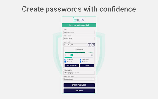 IDX Password Manager