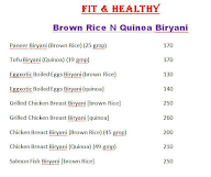 Fit & Healthy menu 1