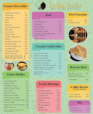 Della Italia- Icecream Cafe menu 1