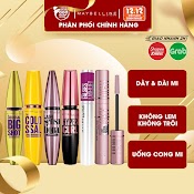 Mascara Làm Dài, Dày Và Cong Mi Chống Trôi Maybelline The Hyper Curl, Lash Sensational, Big Shot, Falsies Lash Lift