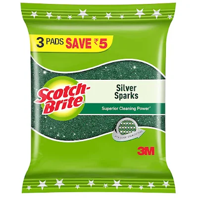 Scotch Brite Silver Sparks Scrub Pad