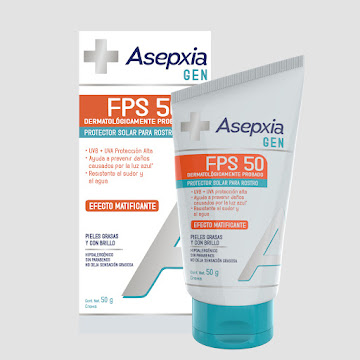 Protector Solar Asepxia Gen FPS50 Efecto Matificante x 50 gr  