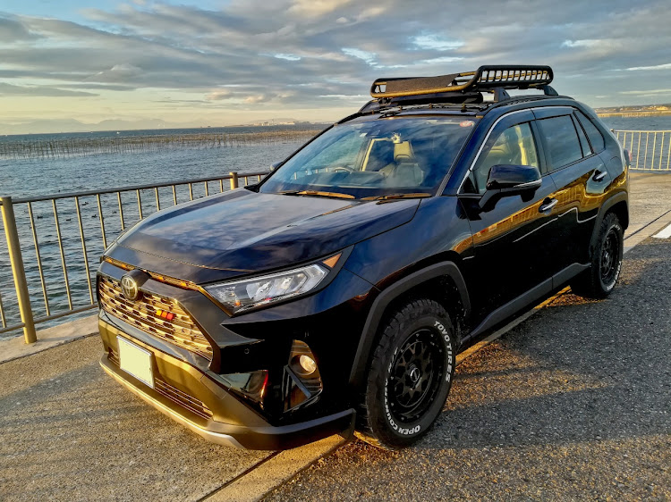 RAV4のツールズアイランドR06・いつもの海岸・ルーフラック・ツールズ ...