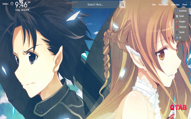 Kirito Asuna Wallpapers HD Theme