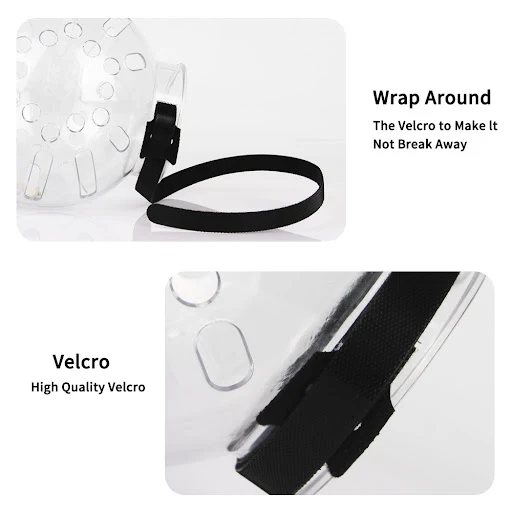 Cat Muzzle Anti-Bite Breathable Grooming Mask Bath Grooming Anti-Licking Protective Space Hood Cat Grooming Supplies