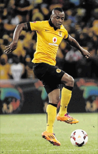 FOCUSED: Kaizer Chiefs defender Tsepo Masilela Photo: Antonio Muchave