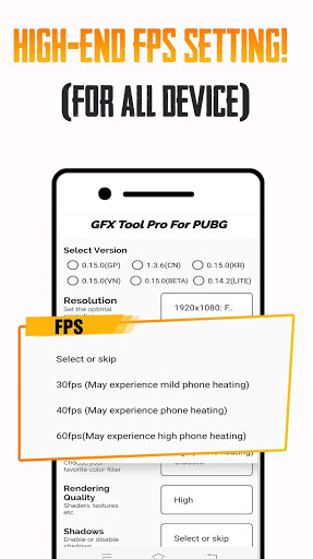 Screenshot GFX Tool PUBG Pro (Advance FPS