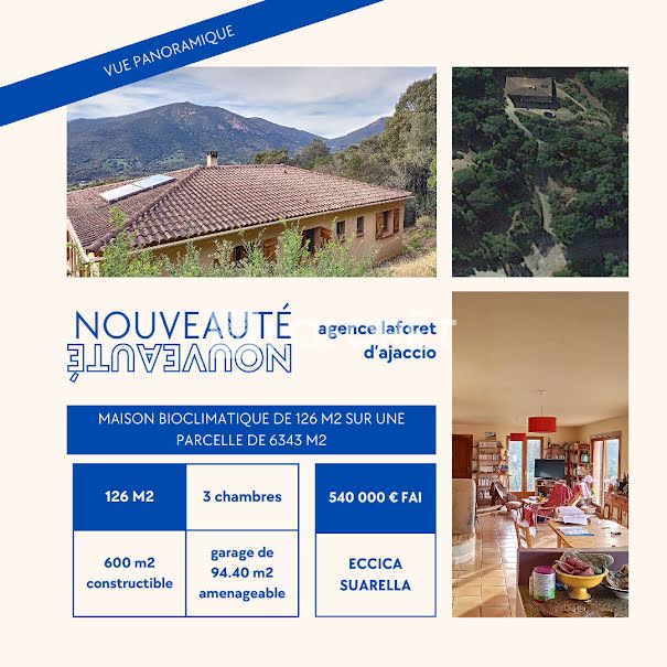 Vente maison 4 pièces 126 m² à Eccica-Suarella (20117), 540 000 €