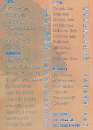 Alok Paan Bhandar menu 1