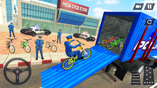 Screenshot Police BMX Bike Transport Game