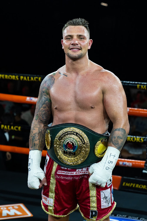 Kevin Lerena during the 'Lights Out' boxing tournament at Emperors Palace on September 17, 2022 in Johannesburg,