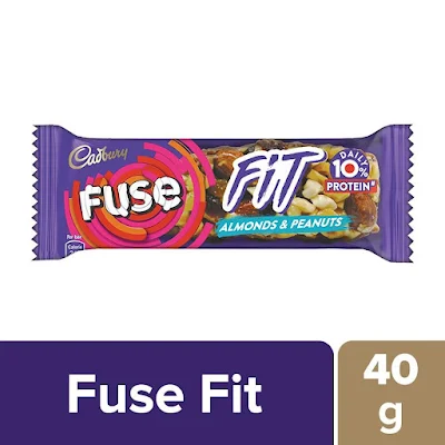 Cadbury Fuse Fit Almonds And Peanuts 40 Gm