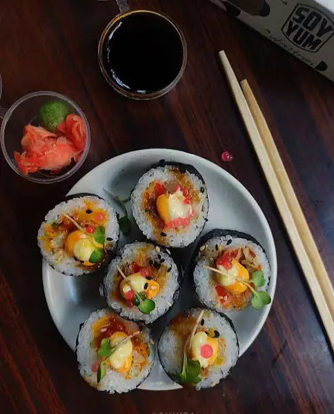 Futo Maki Veg 6 Pcs