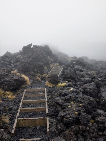 Tongariro Alpine Crossing Stairs