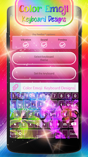Color Emoji Keyboard Designs