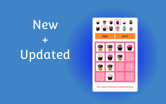 2048 Cupcakes chrome extension