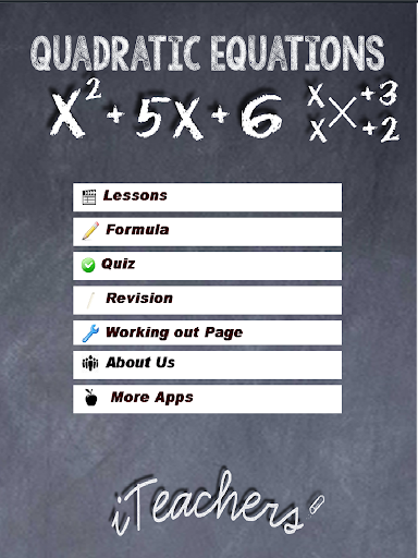 Quadratic Equations