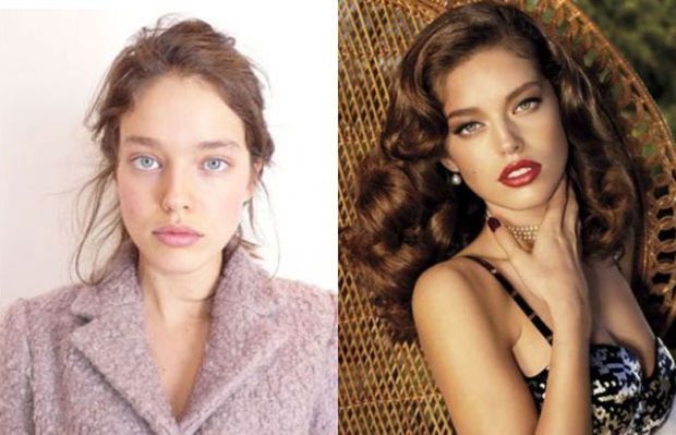 Ünlü Modellerin Makyajsız Halleri - Emily DiDonato