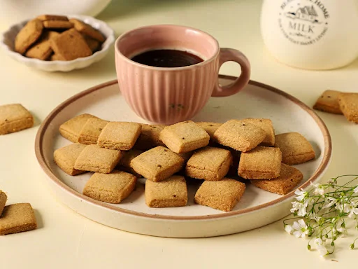 Butter Ajwain Whole-wheat Cookies