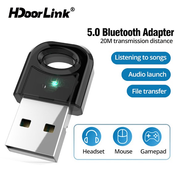 Hdoorlink Usb Truyền Nhận Tín Hiệu Bluetooth 5.0 Dành Cho Pc