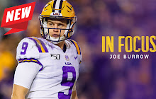 Joe Burrow New Tab Football Theme small promo image