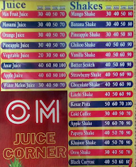 Om Juice Corner menu 1