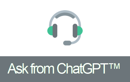 Ask from ChatGPT™ small promo image