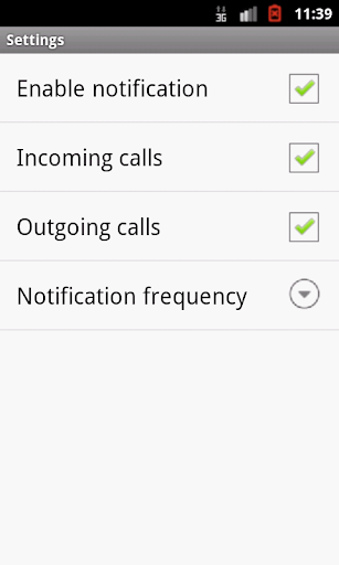 Call Duration Notifier