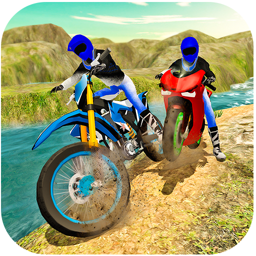 Motocycliste 3d icon