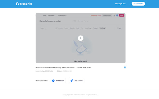 Nexonic Screen Video Recorder for JIRA