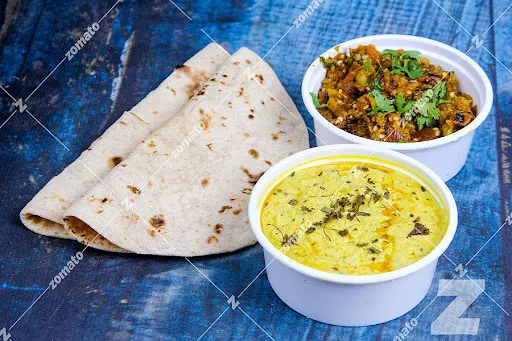 Baingan Bharta And Punjabi Kadhi Combo