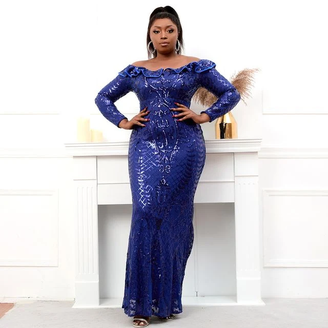 Title 3, Robe de Soirée Élégante Grande Taille Femme à M...