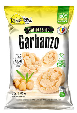 Galletas Karavansay De Garbanzo Sabor Natural Paquete x 30 gr  