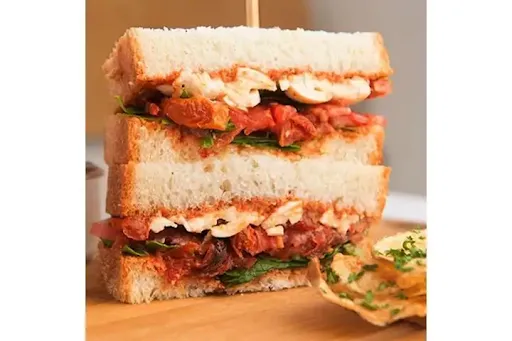 Pesto, Mozzarella And Tomato (Cold) Sandwich