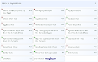 Biryani Blues menu 1