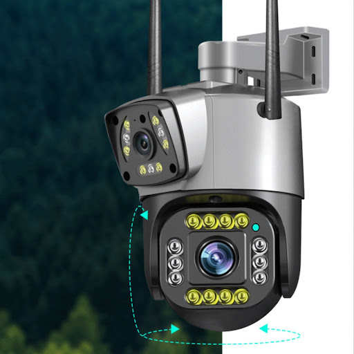 Title 3, Outdoor Waterproof WiFi 4G Dual Lens High-defin...