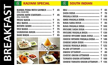 Kalyani Food Court menu 