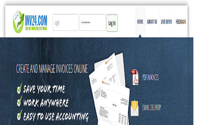 Inv24 FREE Invoice Maker Online chrome extension