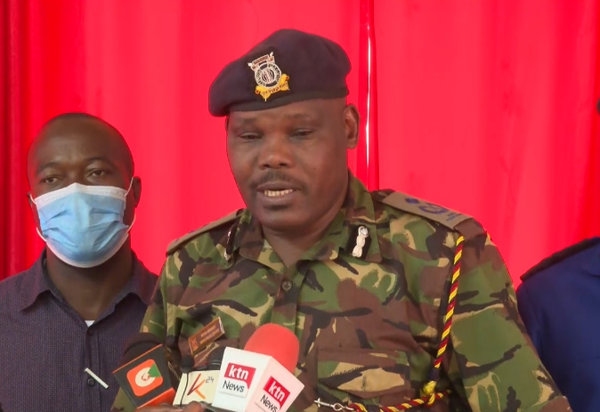 Nakuru police commander Peter Mwanzo on July 15.