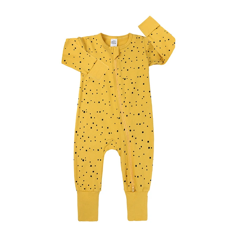 Baby jumpsuit romper voor pasgeborenen Katoen Lange mouw Kinderkleding Comfortabele romper voor baby's Ideaal om in te slapen en te spelen