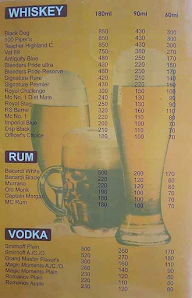 Sagar Dhaba menu 2