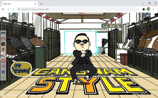 PSY Gangnam style Wallpapers New Tab by Gameograf Preview 5