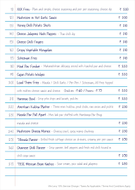 The Bar Stock Exchange menu 3